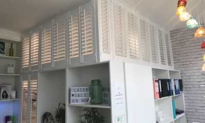 Image of Shutters used as Room Dividers
