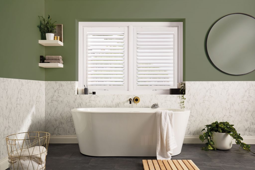 perfect fit shutters in bathroom